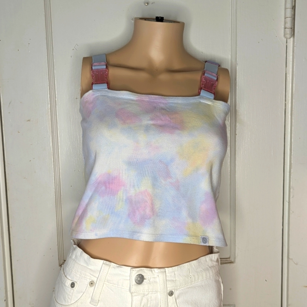 Ninth Hall Pastel Buckle Strap Tank Top, Size L